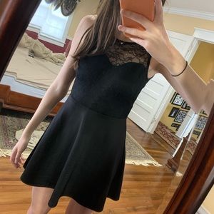 H&M black skater dress